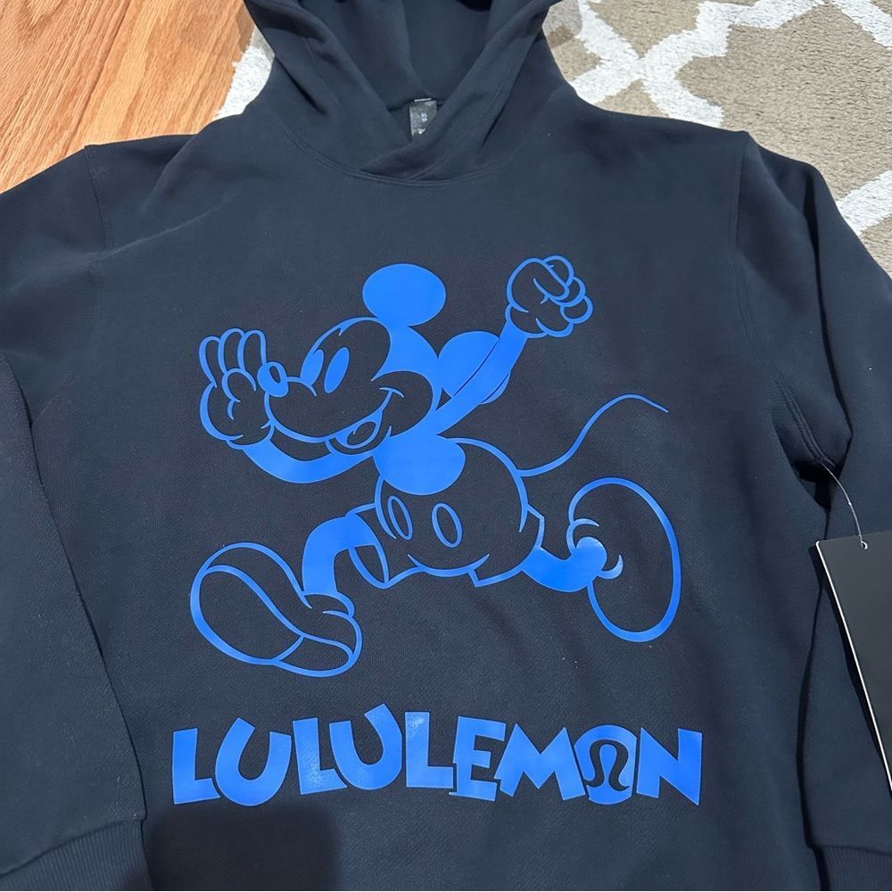 NWT XS Lululemon Steady State Pullover Plush Fleece Hoodie Disney Mickey UNISEX - Picture 4 of 9